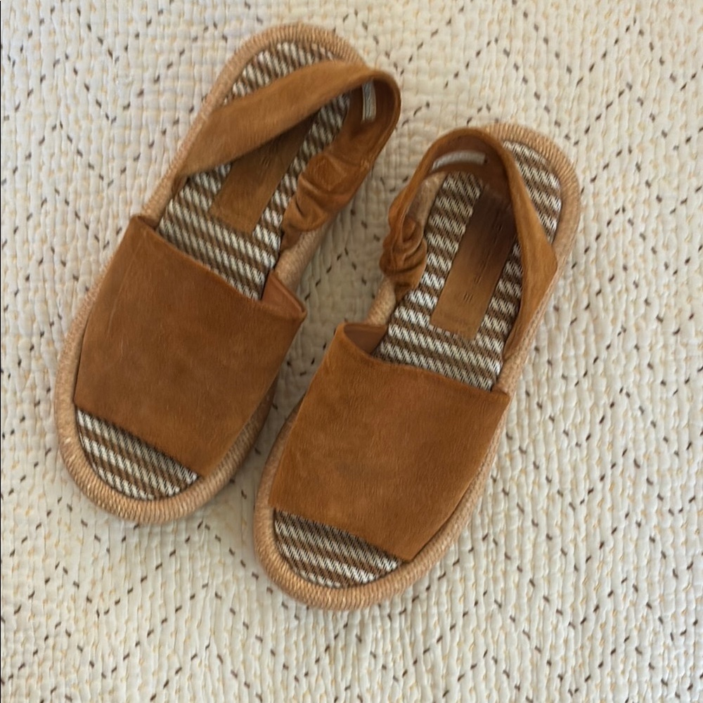 Clegerie Tan Leather Sandals